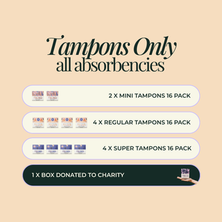 Tampons Only- All Absorbencies