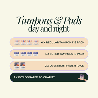 Tampons & Pads- Day & Night